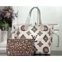 LV M45819 Louis Vuitton Neverfull MM Monogram Taška M45818 Krémová