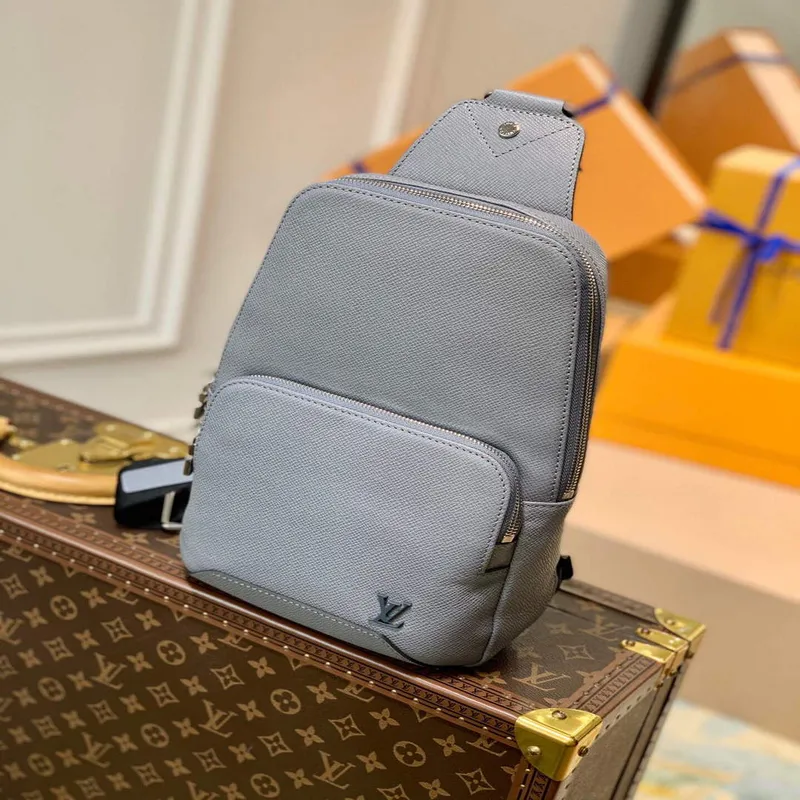 LV M30801 Louis Vuitton Avenue Sling Bag M30803 Šedá