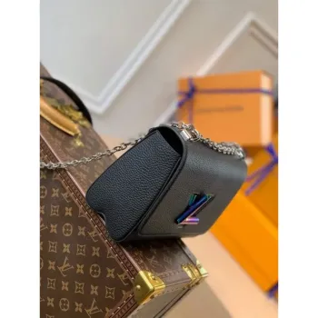 LV M58597 Louis Vuitton Twist Střední Taška Černá