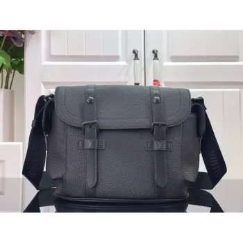 LV M58476 Louis Vuitton Christopher Messenger Bag Černá M58475