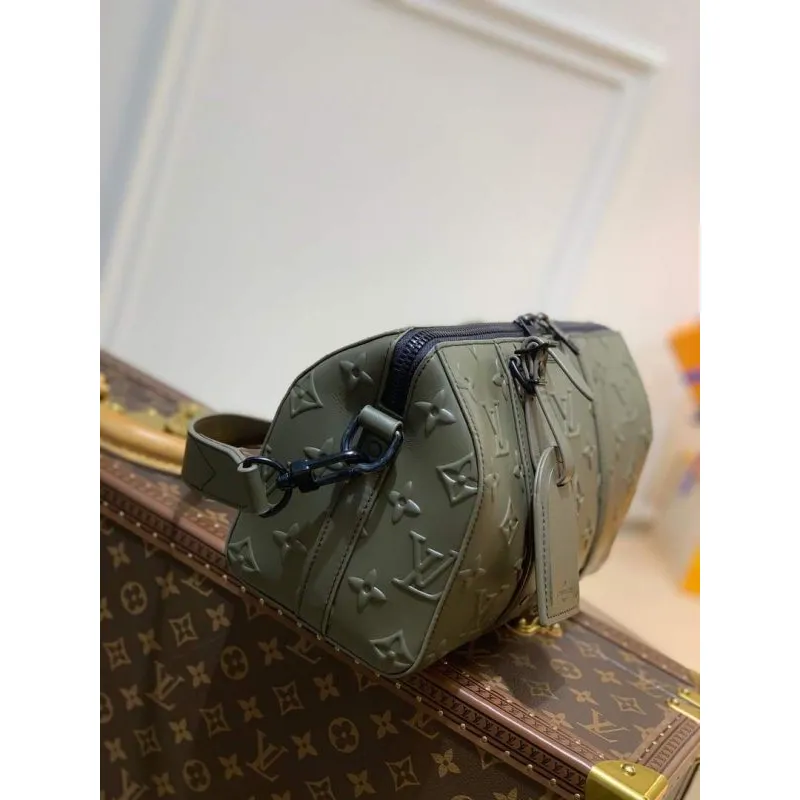 LV M57955 Taška Louis Vuitton City Keepall Zelená