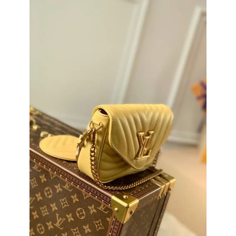 LV M57942 Louis Vuitton New Wave Multi Pochette Bag M56468 Žlutá
