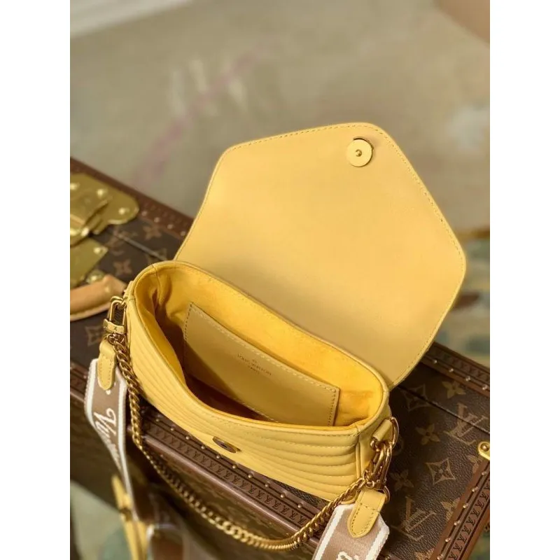 LV M57942 Louis Vuitton New Wave Multi Pochette Bag M56468 Žlutá