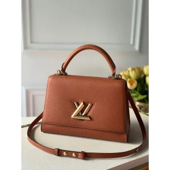 LV M57897 Louis Vuitton Twist One Handle PM Taška M57214 Hnědá