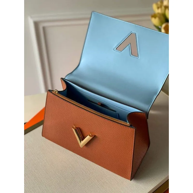 LV M57897 Louis Vuitton Twist One Handle PM Taška M57214 Hnědá