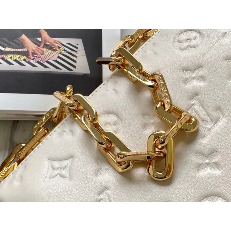 LV M57793 Louis Vuitton Coussin PM Taška M57790 Krémová
