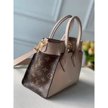 LV M57729 Louis Vuitton Taška On My Side PM M57728 Greige