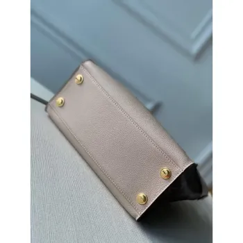 LV M57729 Louis Vuitton Taška On My Side PM M57728 Greige