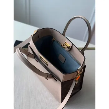 LV M57729 Louis Vuitton Taška On My Side PM M57728 Greige