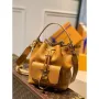 LV M57689 Louis Vuitton Lockme Bucket Bag M57687 M57688 Arizona Beige
