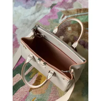 LV M57681 Louis Vuitton Grenelle Tote PM M57680 Křemen Bílá