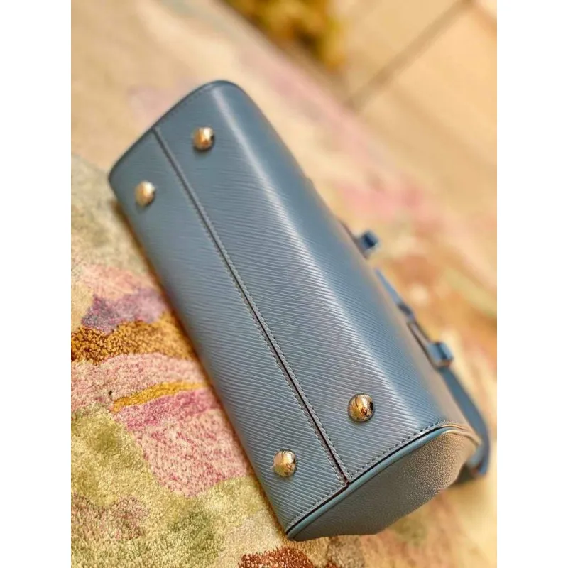 LV M57681 Louis Vuitton Grenelle Tote PM M57680 Modrá