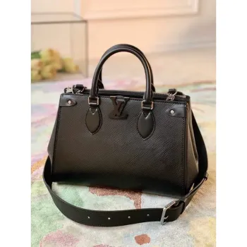 LV M57680 Louis Vuitton Grenelle Tote PM M57681 Černá