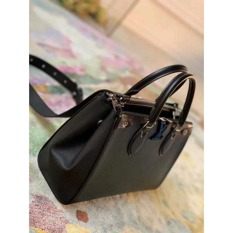 LV M57680 Louis Vuitton Grenelle Tote PM M57681 Černá