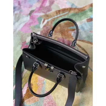 LV M57680 Louis Vuitton Grenelle Tote PM M57681 Černá