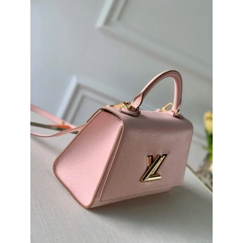 LV M57214 Louis Vuitton Twist One Handle PM Taška M57897 Greige