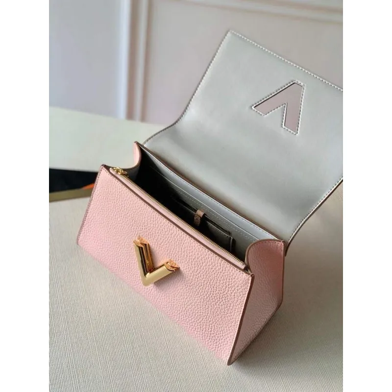 LV M57214 Louis Vuitton Twist One Handle PM Taška M57897 Greige