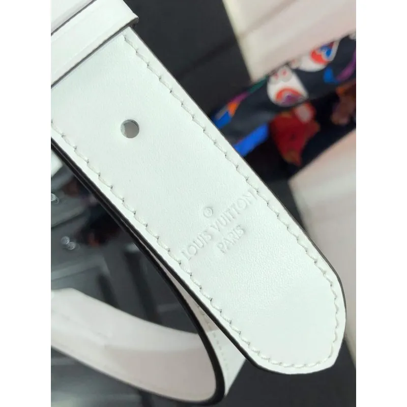 LV M58483 Louis Vuitton Muria Mahina Bucket Bag Sněhově bílá