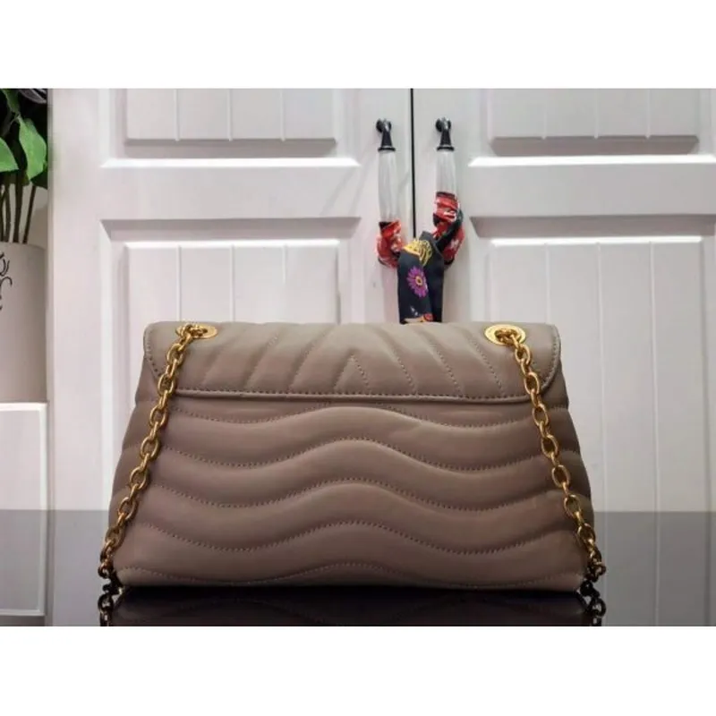 LV M58550 Louis Vuitton New Wave Chain Bag Tmavě taupe M58552 M58549 M58553 M58664