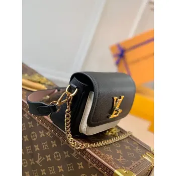 LV M58557 Louis Vuitton Lockme Tender Bag M58555 M58554 Černá