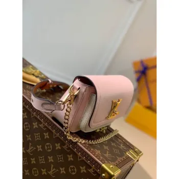LV M58555 Louis Vuitton Lockme Tender Bag M58557 M58554 Růžová