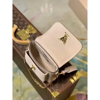 LV M58554 Louis Vuitton Lockme Tender Bag M58557 M58555 Greige