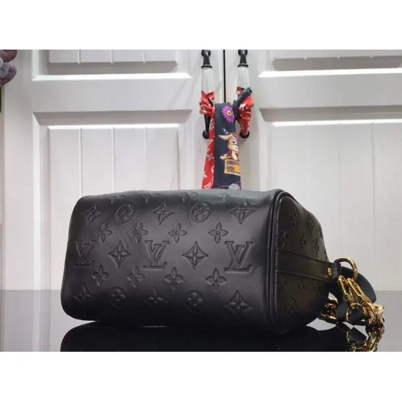 LV M58631 Louis Vuitton Speedy Bandouliere 22 Taška Černá