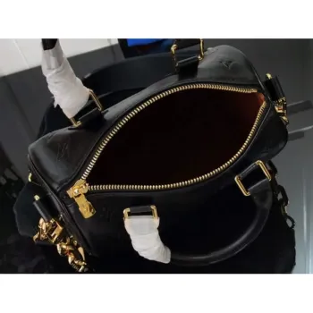 LV M58631 Louis Vuitton Speedy Bandouliere 22 Taška Černá