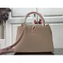 LV N98387 Louis Vuitton Capucines BB Kabelka Šedá Růžová
