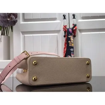 LV N98387 Louis Vuitton Capucines BB Kabelka Šedá Růžová