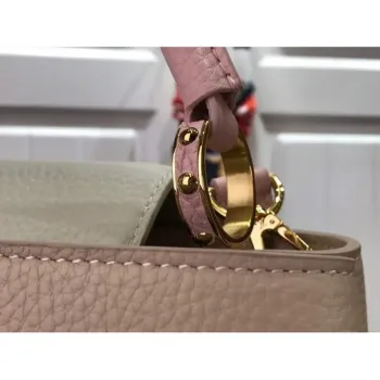 LV N98387 Louis Vuitton Capucines BB Kabelka Šedá Růžová