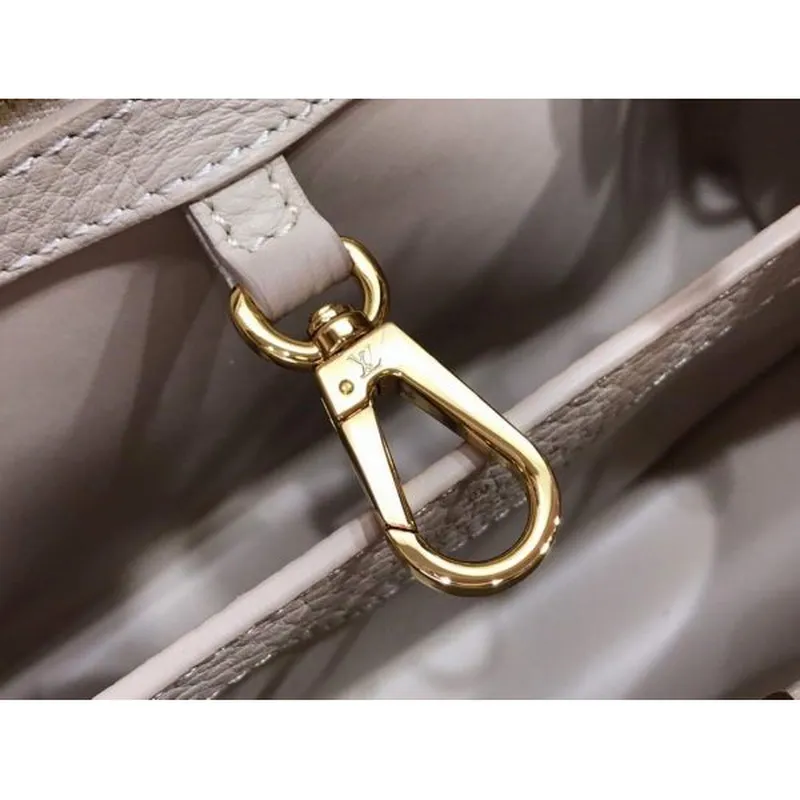 LV N98387 Louis Vuitton Capucines BB Kabelka Šedá Růžová