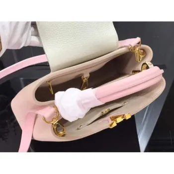 LV N98387 Louis Vuitton Capucines BB Kabelka Šedá Růžová