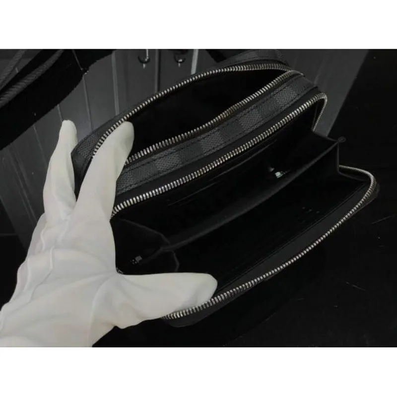 LV N60418 Louis Vuitton Alpha Wearable Wallet N60414 Damier Graphite