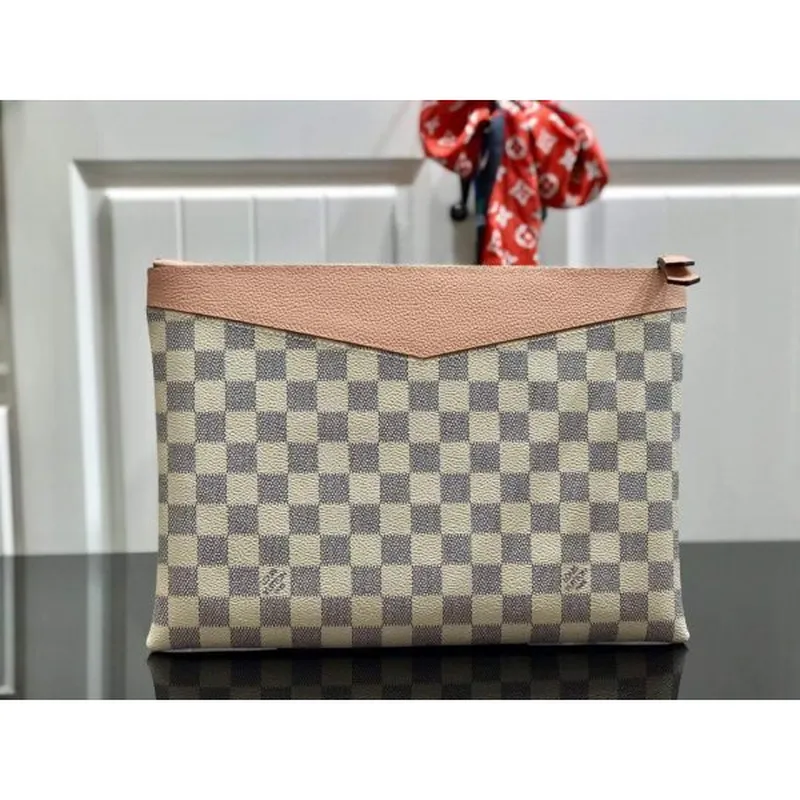 LV N60260 Louis Vuitton Daily Pouch Damier Azur Canvas N60261 Taška