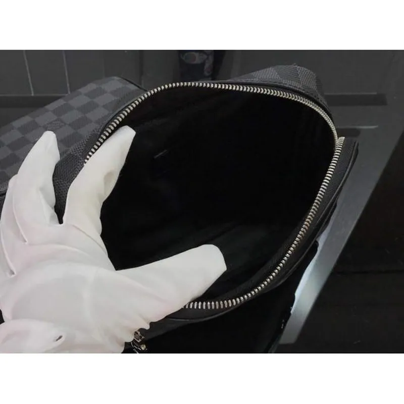 LV N50018 Louis Vuitton Scott Messenger Ramenní Taška Černá