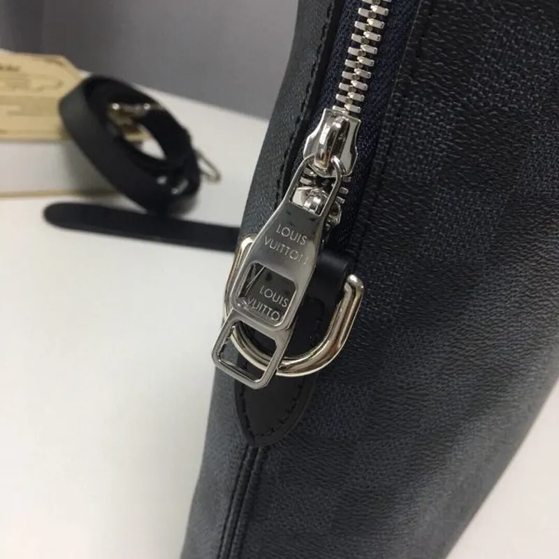LV N41589 Louis Vuitton Porte Documents Jour Business Bag Damier Cobalt