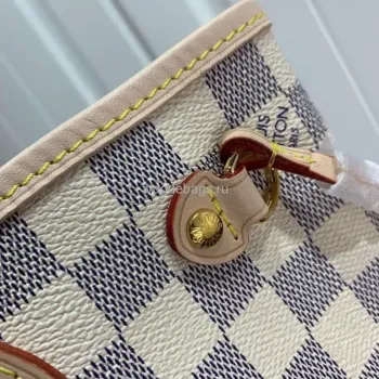 LV N41362 Louis Vuitton Neverfull PM Damier Azur M41245 Taška Béžová