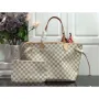 LV N41361 Louis Vuitton Neverfull MM Damier Azur N41605 Taška Béžová
