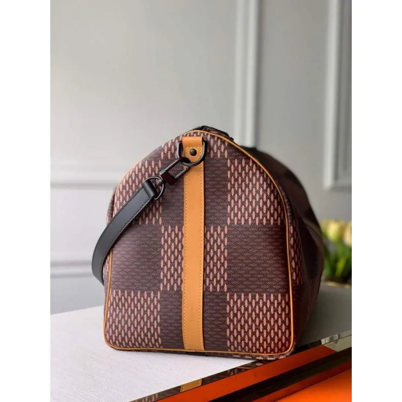 LV N40360 Louis Vuitton M41416 Keepall Bandouliere 50 Hnědá