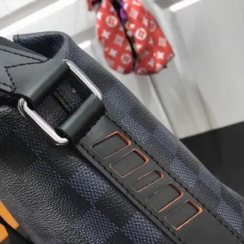 LV N40159 Louis Vuitton Damier Cobalt Discovery Messenger Shoulder Bag Černá