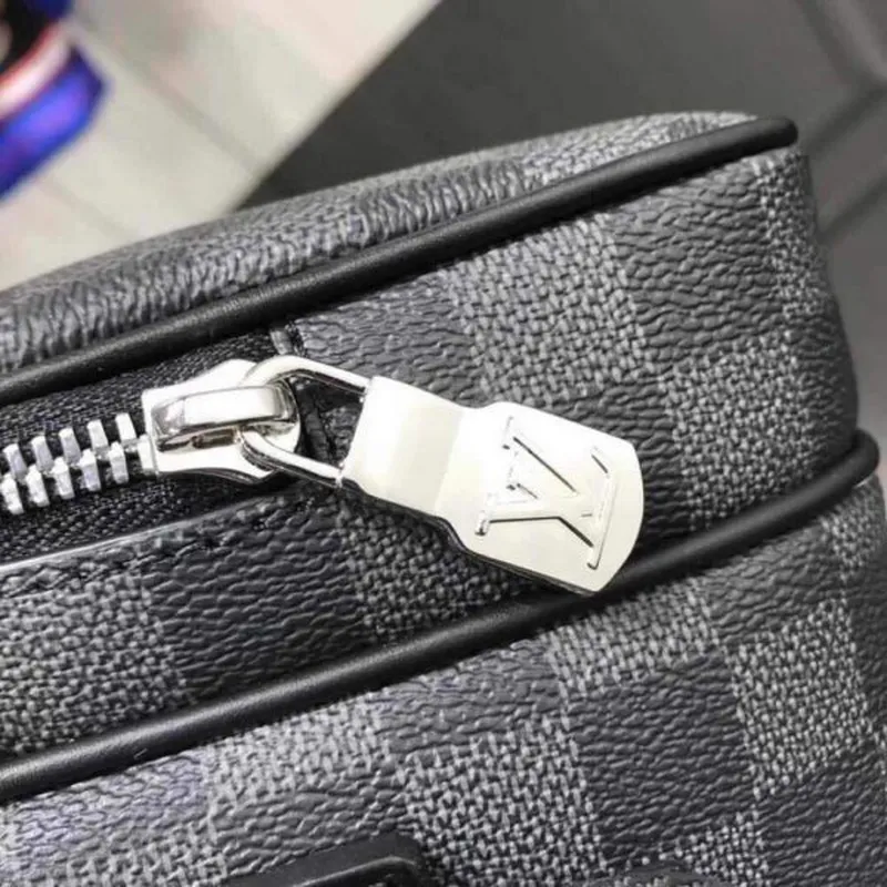 LV N40087 Louis Vuitton Trocadero Messenger NM PM Taška přes rameno Černá