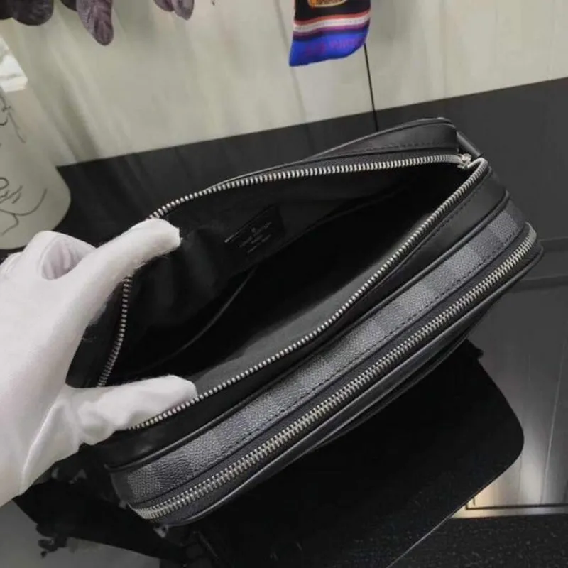 LV N40087 Louis Vuitton Trocadero Messenger NM PM Taška přes rameno Černá