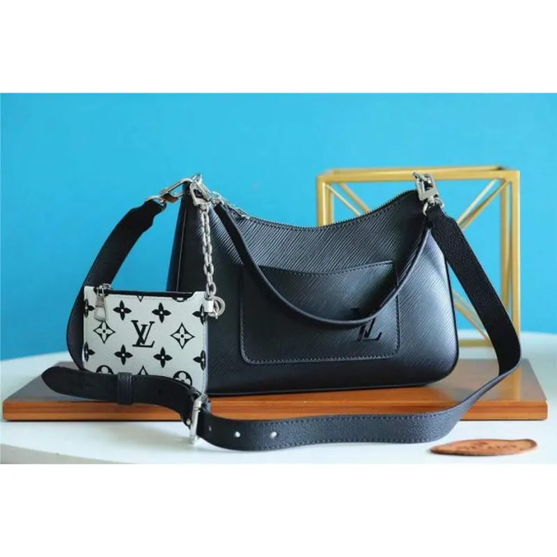 LV M80689 Louis Vuitton Marelle Epi Kabelka M80794 M80688 Černá