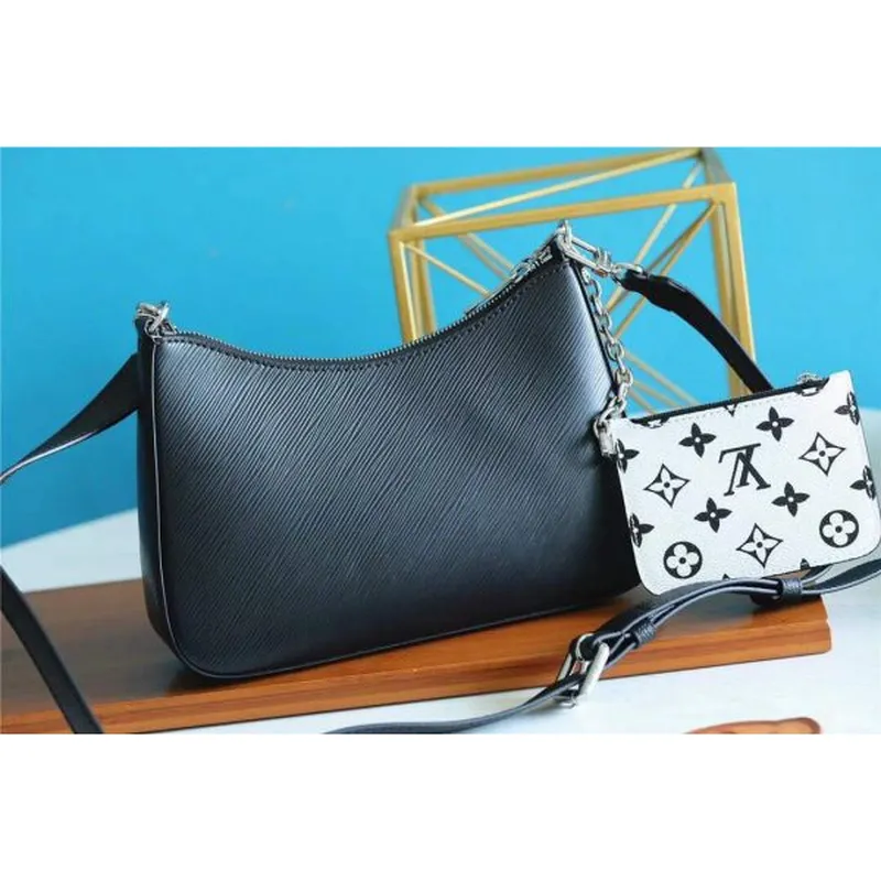 LV M80689 Louis Vuitton Marelle Epi Kabelka M80794 M80688 Černá