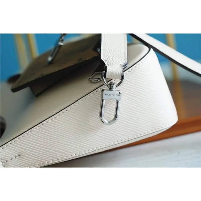 LV M80688 Louis Vuitton Marelle Epi Kabelka M80794 M80689 Křemen Bílá