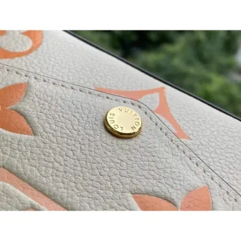 LV M80498 Louis Vuitton Félicie Pochette Taška Krémová
