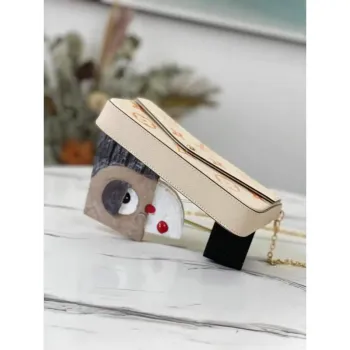 LV M80498 Louis Vuitton Félicie Pochette Taška Krémová