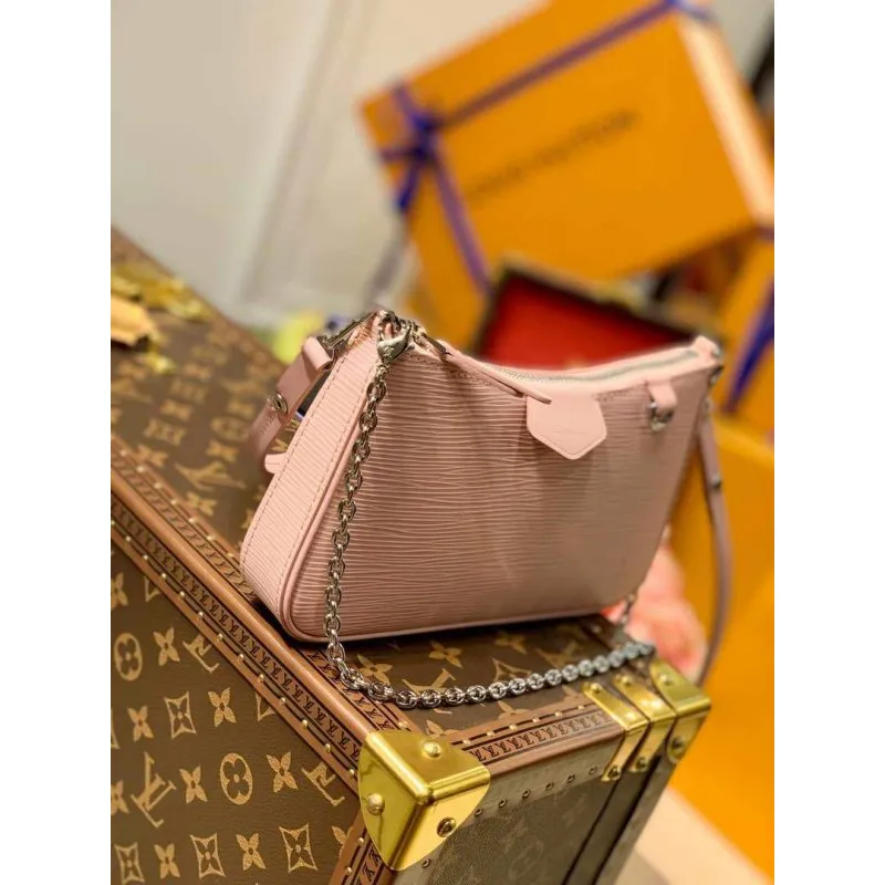 LV M80483 Louis Vuitton Easy Pouch On Strap M80480 Taška Růžová