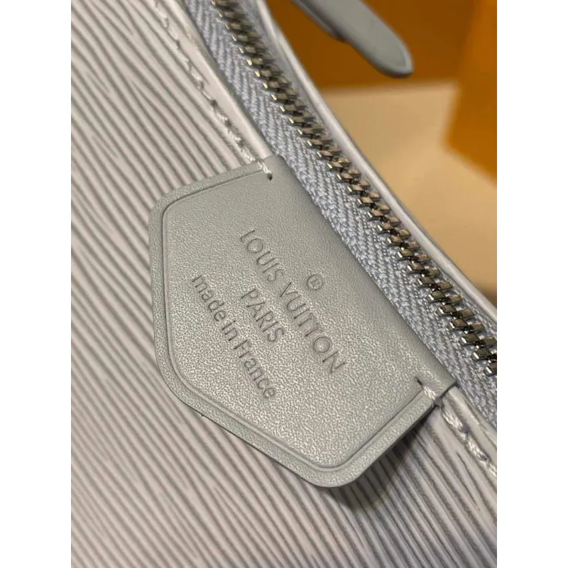 LV M80480 Louis Vuitton Easy Pouch On Strap M80483 Taška Světle Modrá